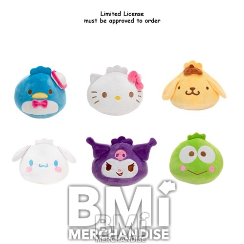 48PC 10INCH 100% LICENSED HELLO KITTY SANRIO DUMPLINGS ASSORTED PLUSH CRANE KIT