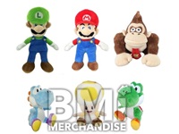144PC 7-8IN PLUSH 20% ASST MARIO BROS CRANE KIT