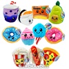 180PC 6INCH 100% MINI FOODIES PLUSH ASST CRANE KIT