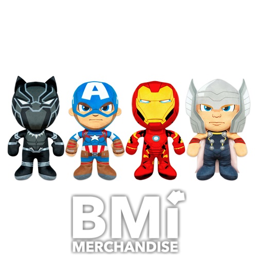 9INCH MARVEL AVENGERS ASSORTED  PLUSH