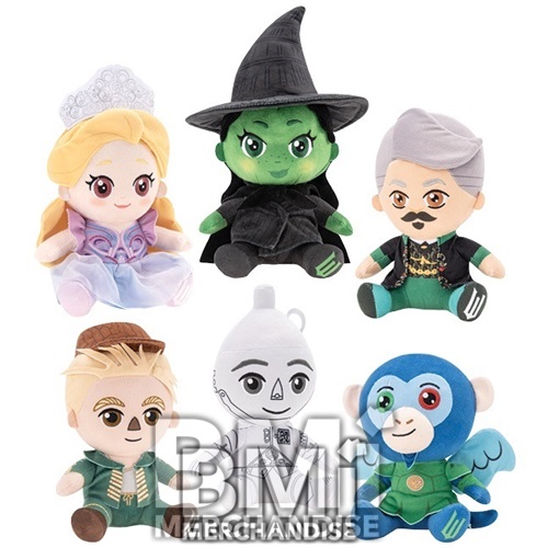 48PC 10 TO 12INCH 100% LICENSED WICKED ASSORTED PLUSH CRANE KIT