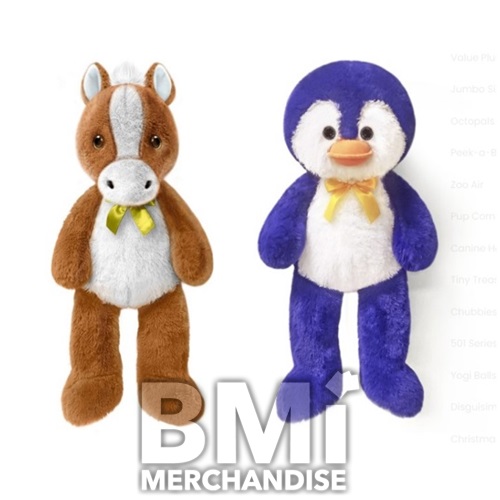 52INCH HORSE AND PIPPEN THE PENGUIN PLUSH