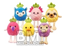 7IN PINEAPPLE PETS PLUSH ASSORTED