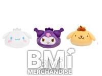 6PC 21INCH 100% LICENED SANRIO DUMPLINGS 3 ASSORTED PLUSH CRANE KIT