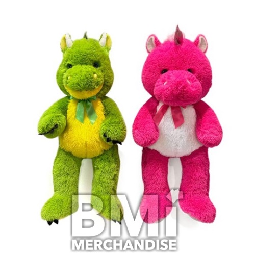 30IN UNICORN AND DRAGON PLUSH