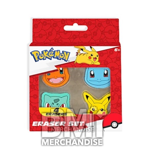 350 POINT- 24PC MODULAR HANGING KIT- POKEMON SHAPED ERASER ASST