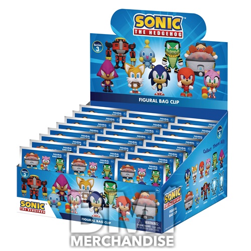 SONIC 3D FOAM BAG CLIP, SERIES 3