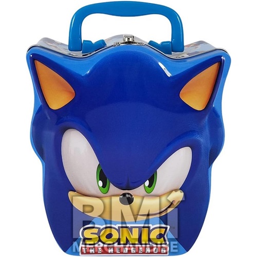 SONIC HEAD SHAPED TIN CARRY ALL