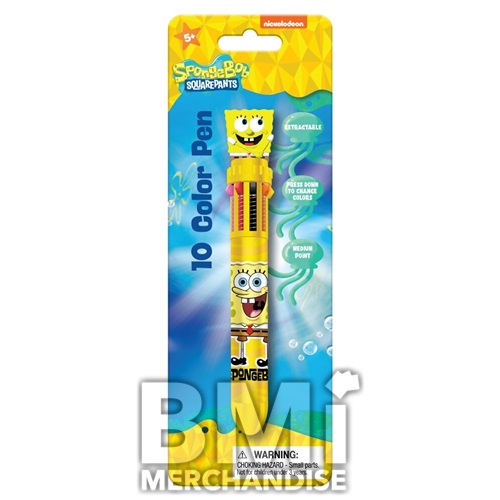 SPONGEBOB SQUAREPANTS 10 COLOR PEN