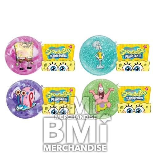 SPONGEBOB CONFETTI/GLITTER SQUISHY BALL ASSORTMENT
