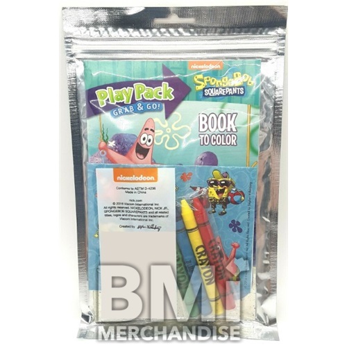 SPONGEBOB SQUAREPANTS GRAB N GO PLAY PACK