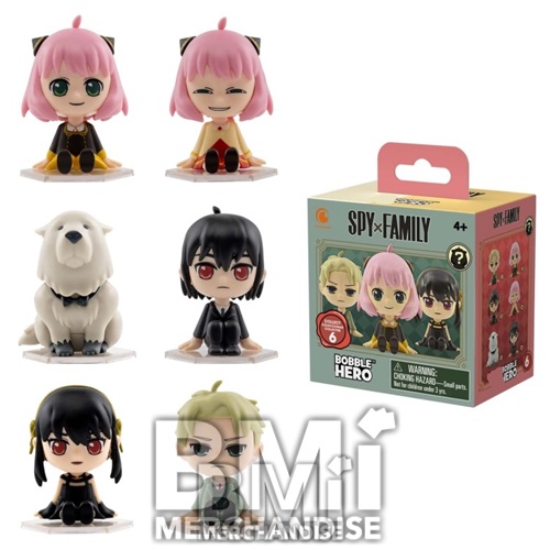 6PC OVER THE EDGE - SPY FAMILY BOBBLE HERO