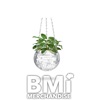 6PC OVER THE EDGE HANGING MIRROR DISCO BALL PLANTER KIT