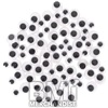 WIGGLY EYE STICKERS 100 PC TUBE