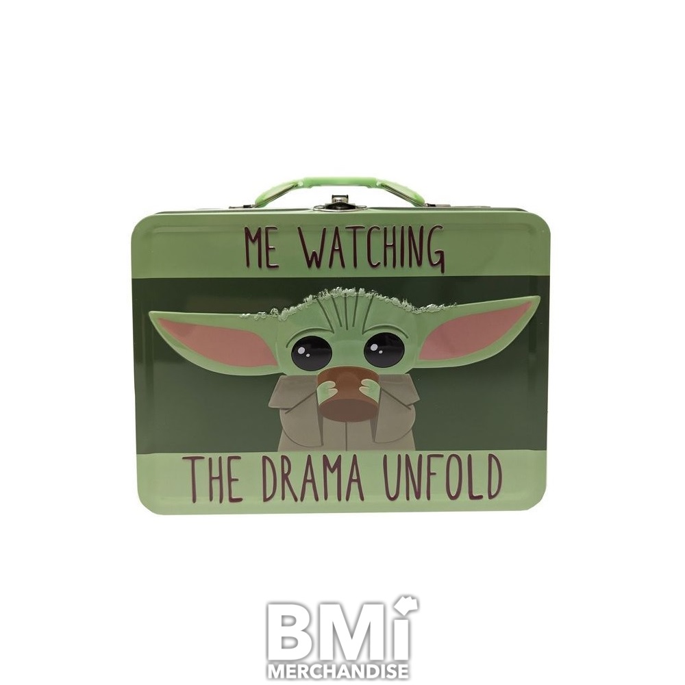 STAR WARS BABY YODA TIN LUNCH BOX ASST.