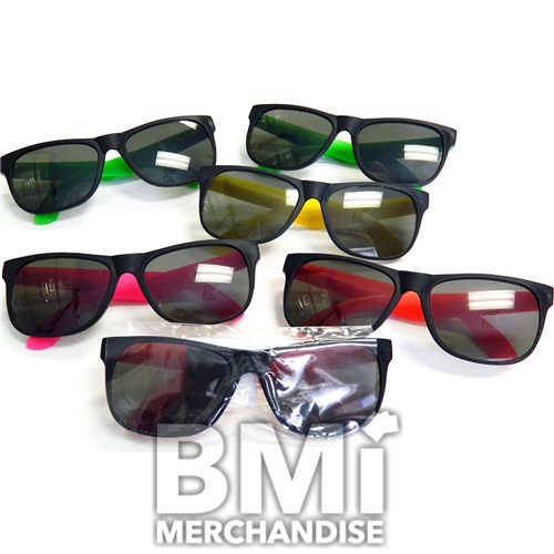 PLASTIC NEON SUNGLASSES