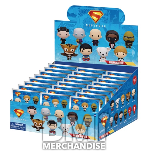 SUPERMAN LEGACY MOVIE 3D FOAM BAG CLIP