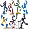 1000 POINT - 8PC XL MODULAR SMALL BOX LOCKER - MARVEL BEND AND FLEX FIGURE