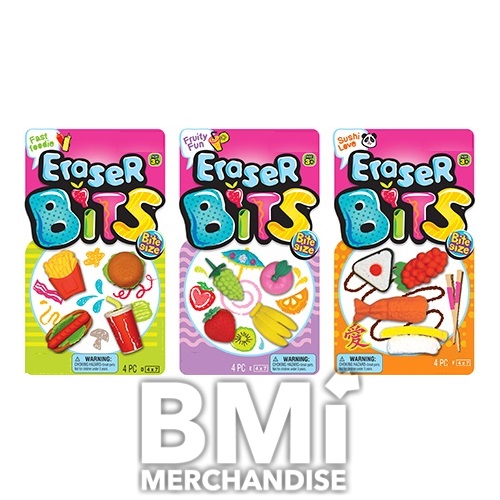350 TICKET TO PRIZE KIT - ERASER BITS - 36PC
