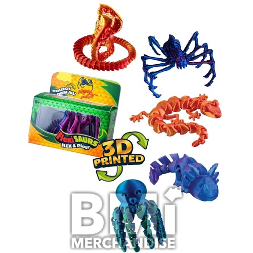 12PC OVER THE EDGE FLEXISAURS FLEX & PLAY ASSORTMENT