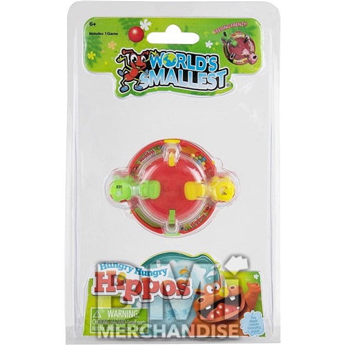 WORLD'S SMALLEST HUNGRY HIPPOS GAME