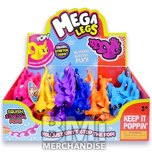 MEGALEGS SUCTION CUP ANIMAL ASSORTMENT