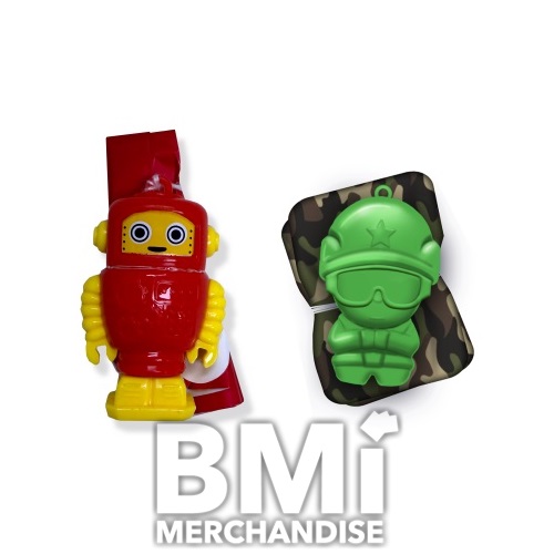 ROBOT ALIEN AND ASTRONAUT PARACHUTE ASST