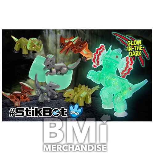 STIKBOT GLOW IN THE DARK DINO EGGS