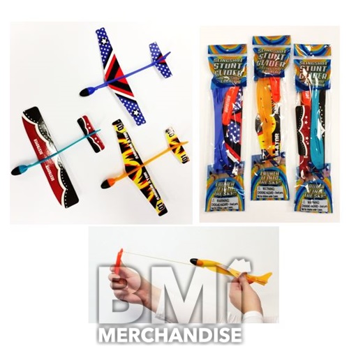 STUNT GLIDER WITH LAUNCHER